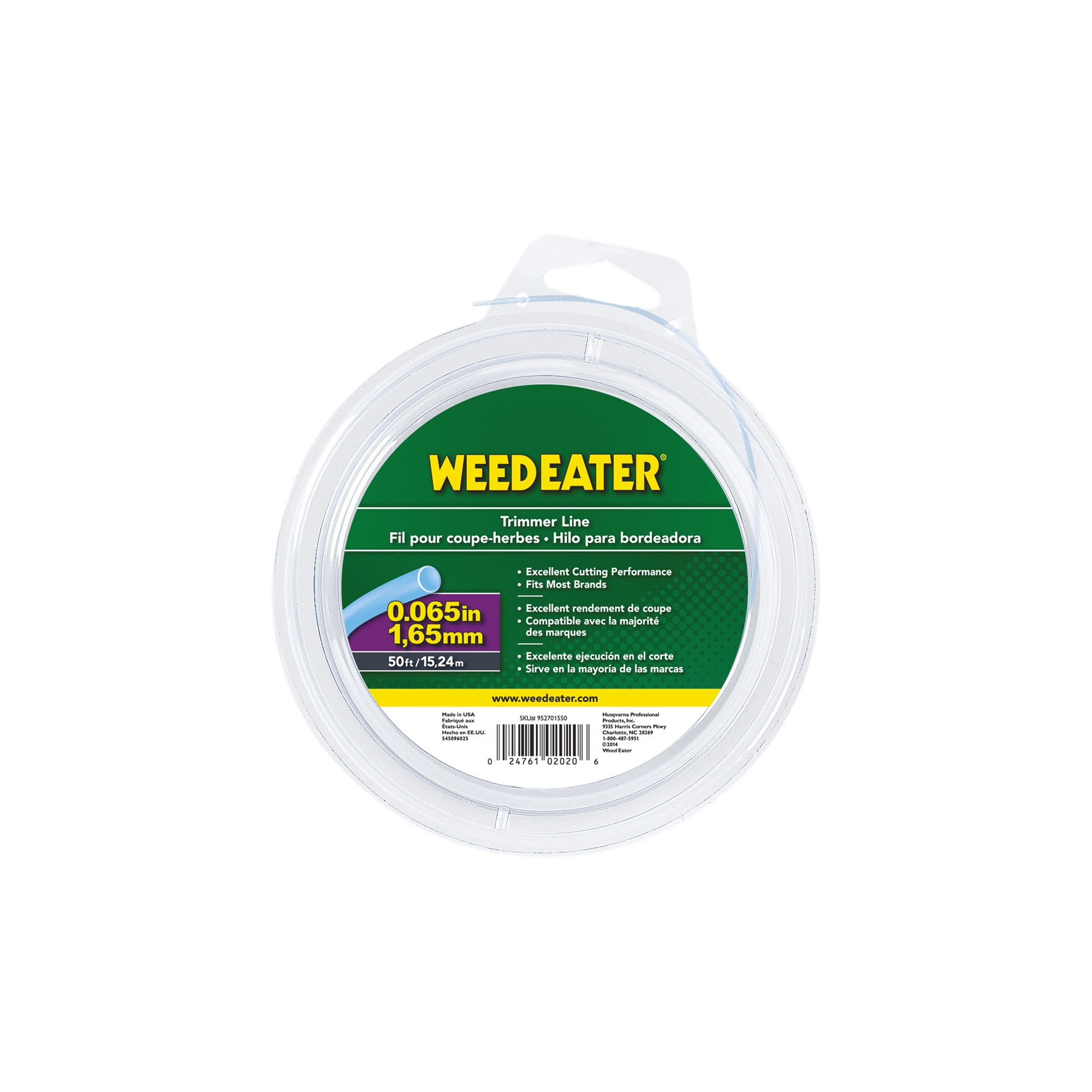 Image for Weed Eater .065" x 50' Round Trimmer Line from HusqvarnaB2C
